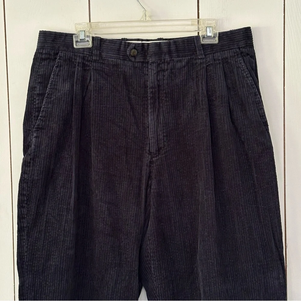 VTG Bill Robinson Classic Corduroy Pants 36x31 Pleated Preppy